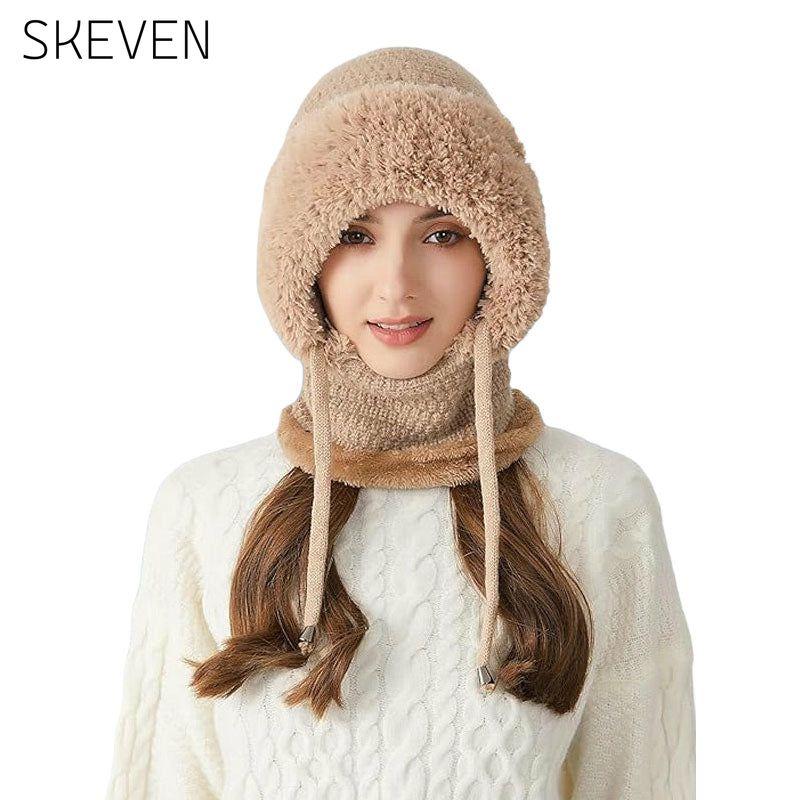 Chapeau et écharpe coupe-vent pour femmes