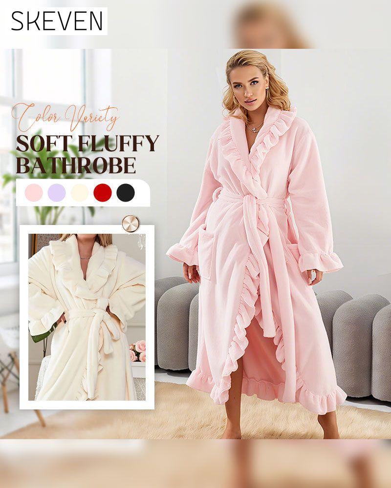 🔥✨Soft and supple bathrobe 🧖♀️ – Soft fabric against the skin, cozy warmth after showering