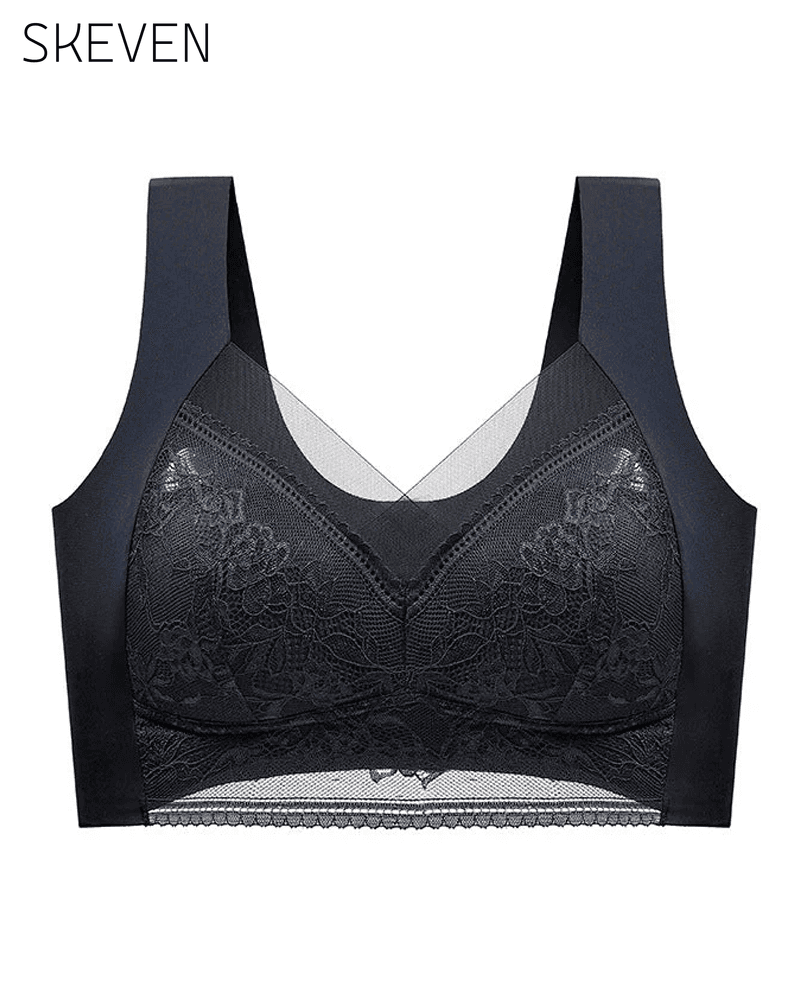 Soutien-gorge en dentelle pour femme, ultra confortable et doux, sans armatures.