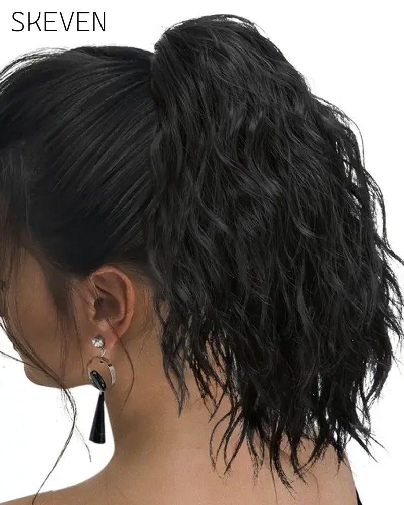 Synthetic Long Wavy Fluffy Ponytail Hairpieces