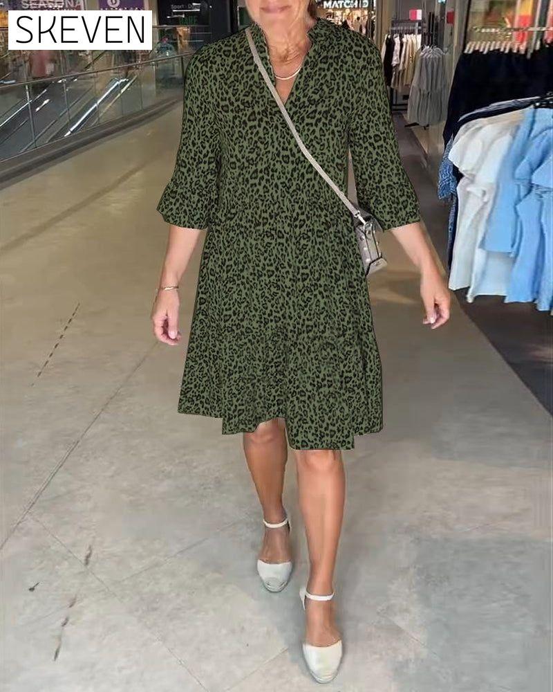 Leopard Print Dress