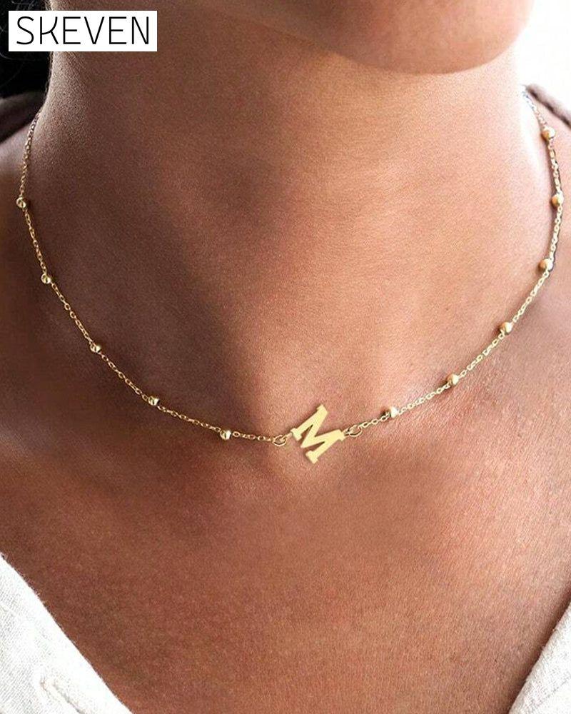 Exquisite and elegant 26-letter necklace jewelry