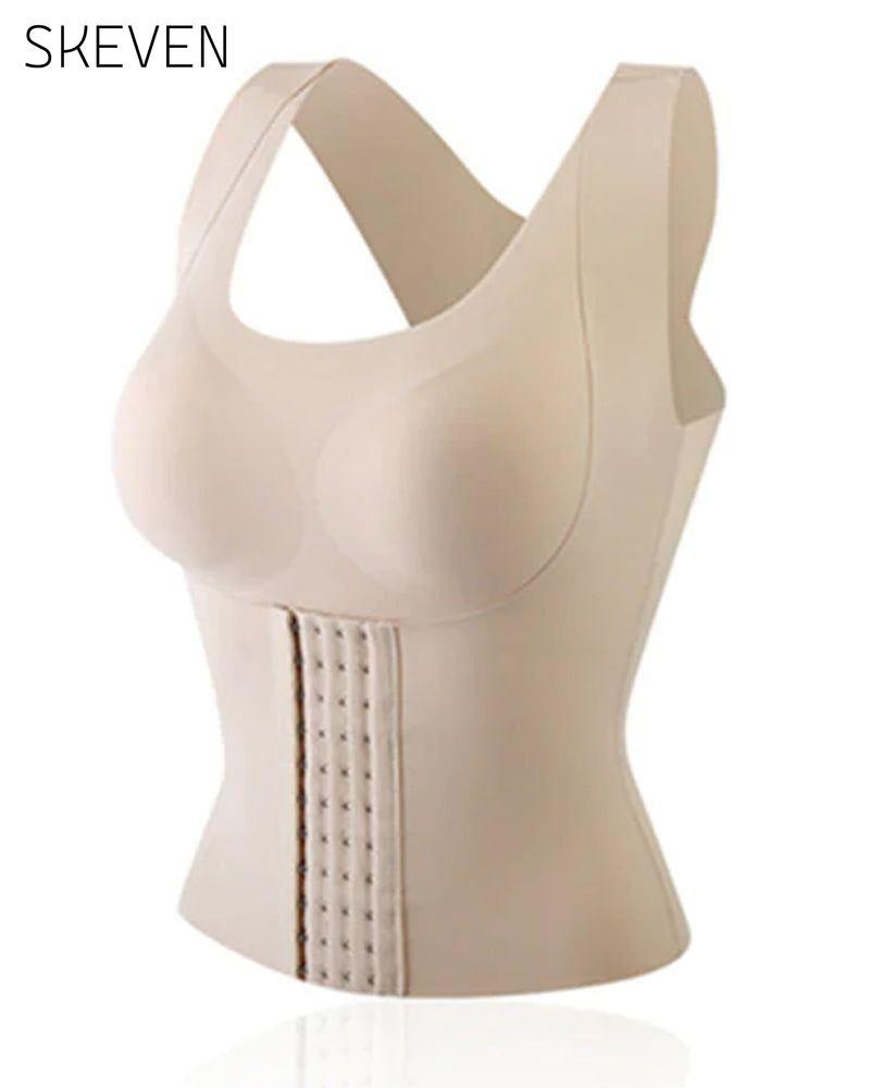 2-in-1 waist button bra Beige 23BF ACCESSORIES lingerie