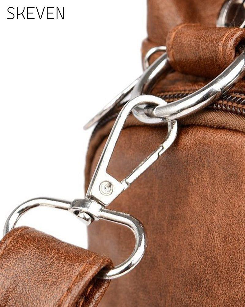 Vintage-Handtasche aus weichem Leder, Umhängetasche