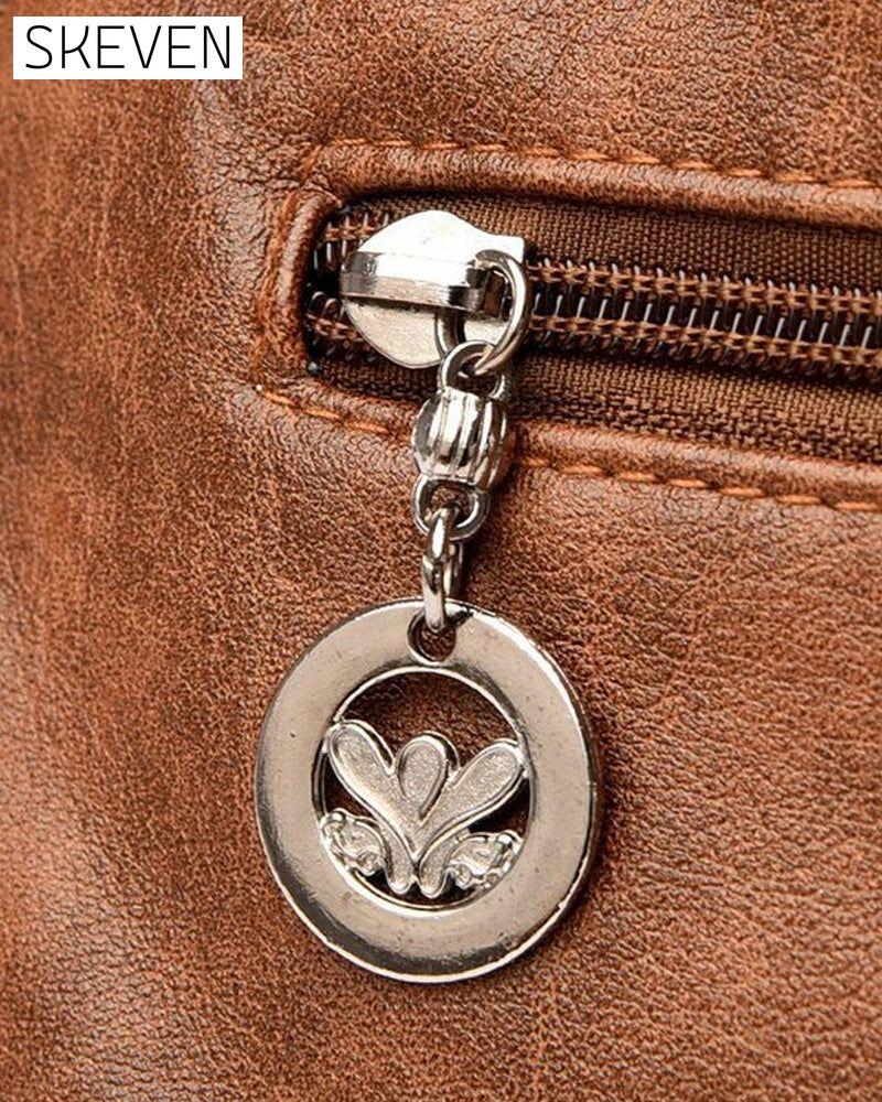 Vintage-Handtasche aus weichem Leder, Umhängetasche