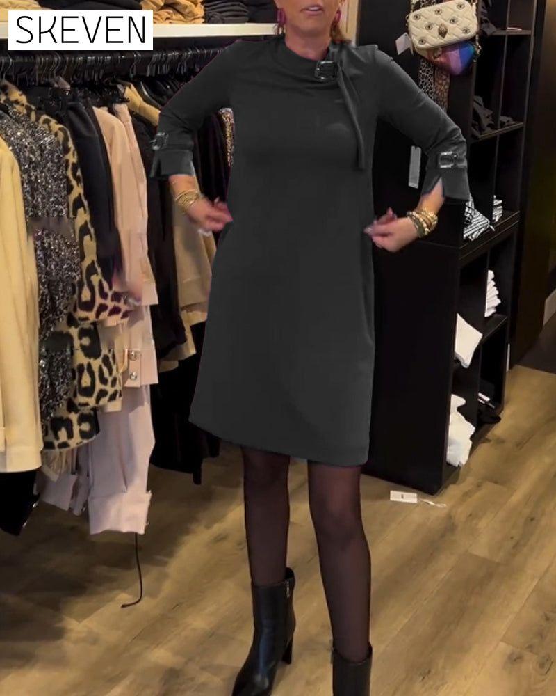 Elegant Round Neck Dress