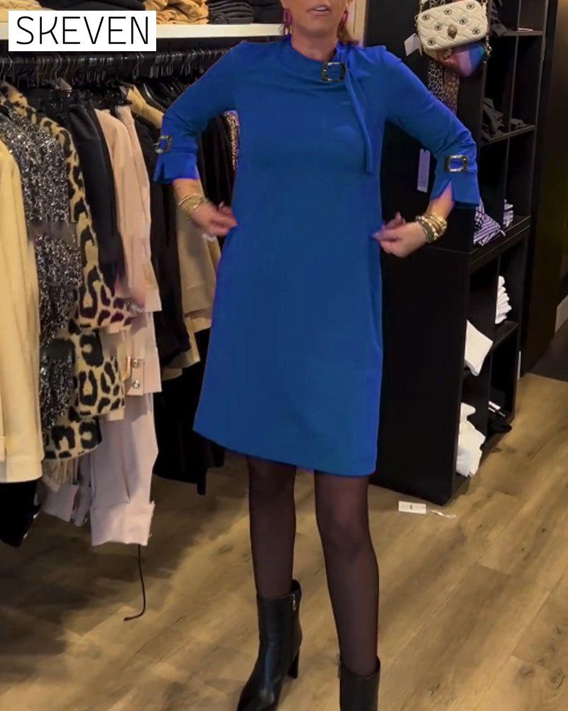 Elegant Round Neck Dress