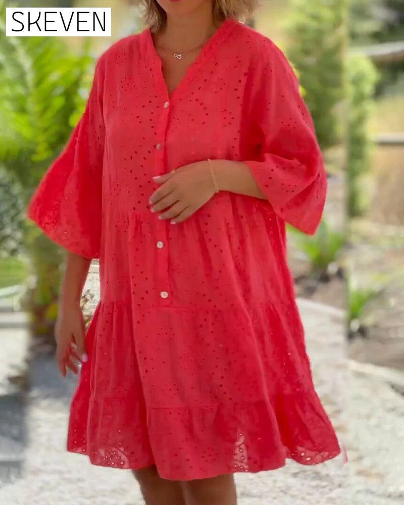 locker geschnittenes Kleid