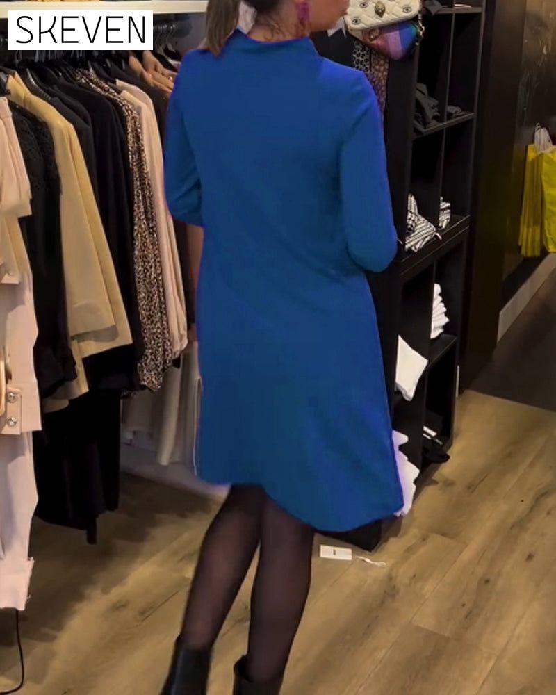 Elegant Round Neck Dress
