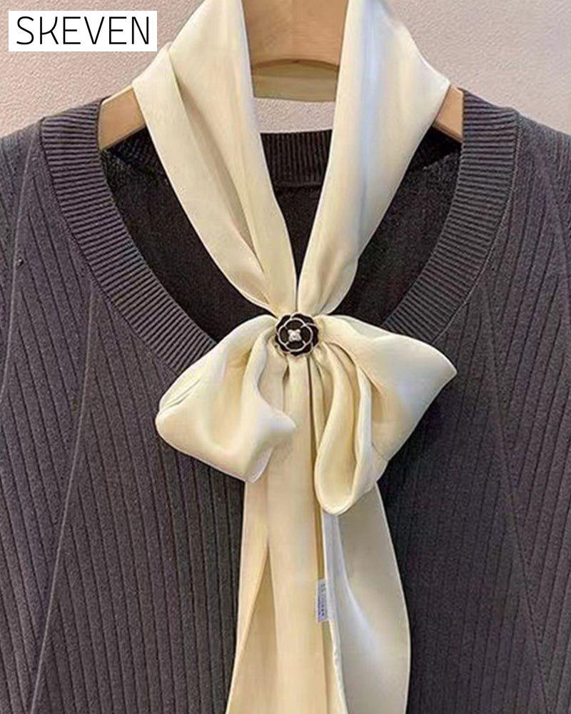 Camellia scarf buckle