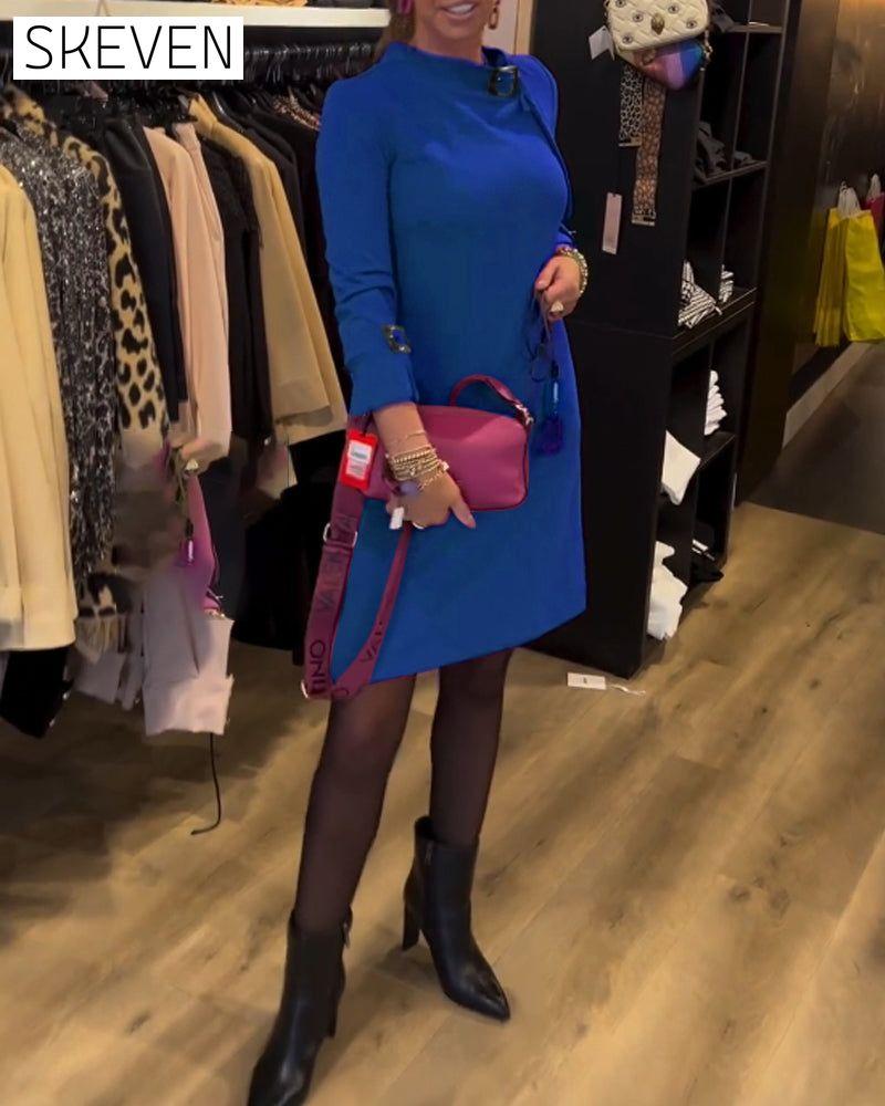 Elegant Round Neck Dress