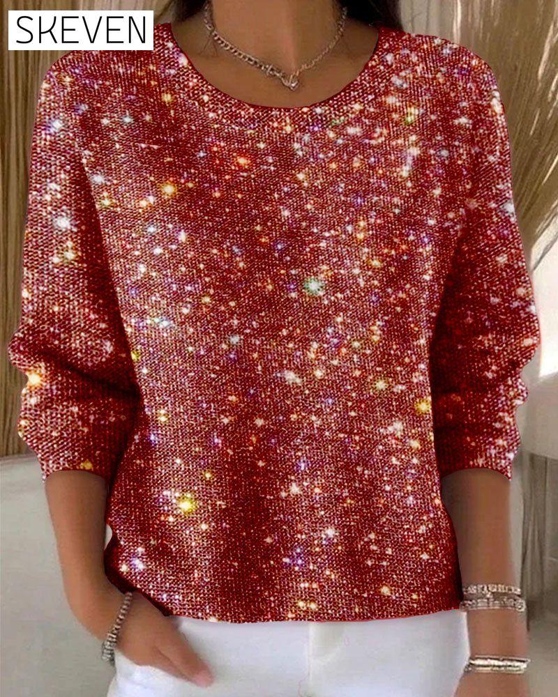 Casual Crew Neck Sweatshirt