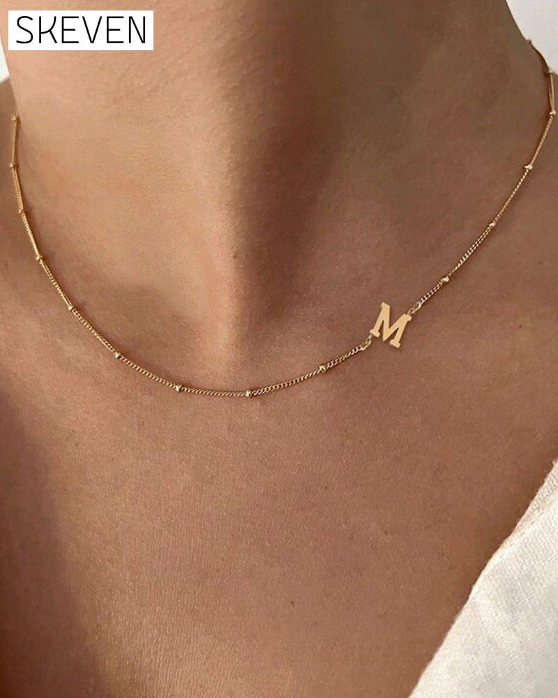 Exquisite and elegant 26-letter necklace jewelry