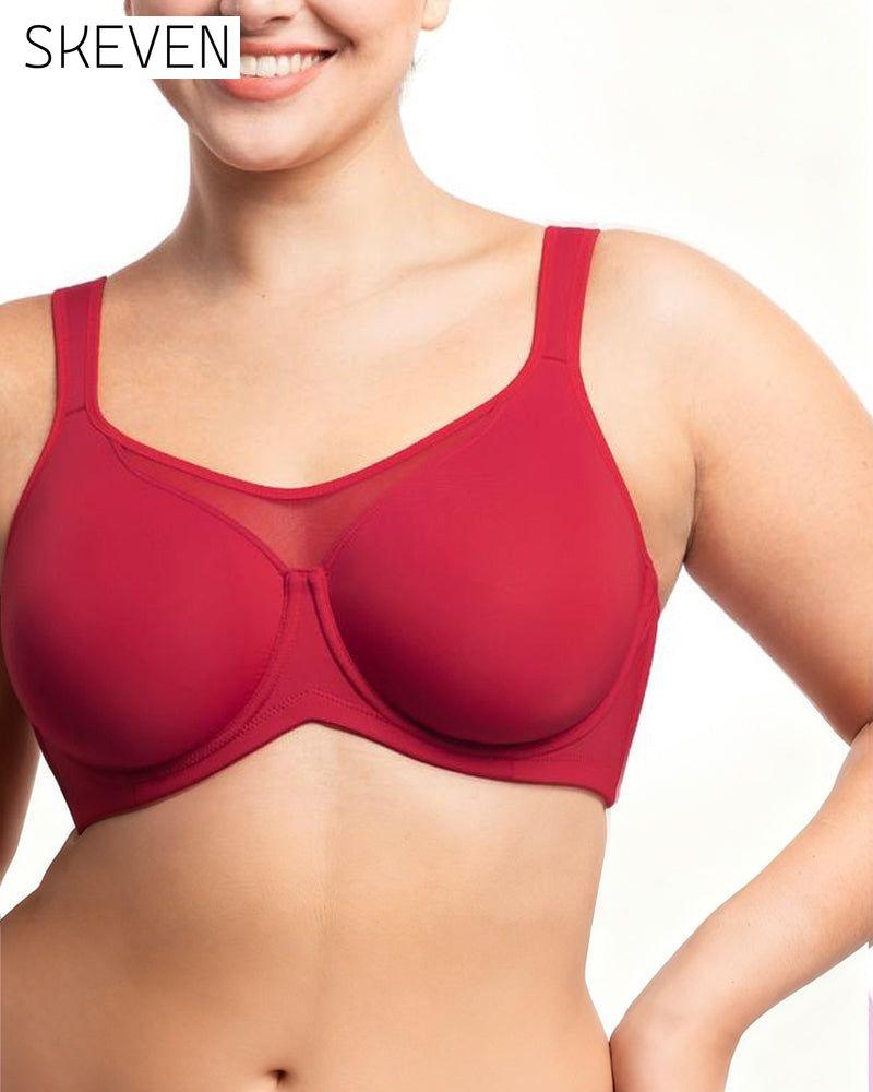 Comfort Non-Padded Smoothing Wide Strap Bra