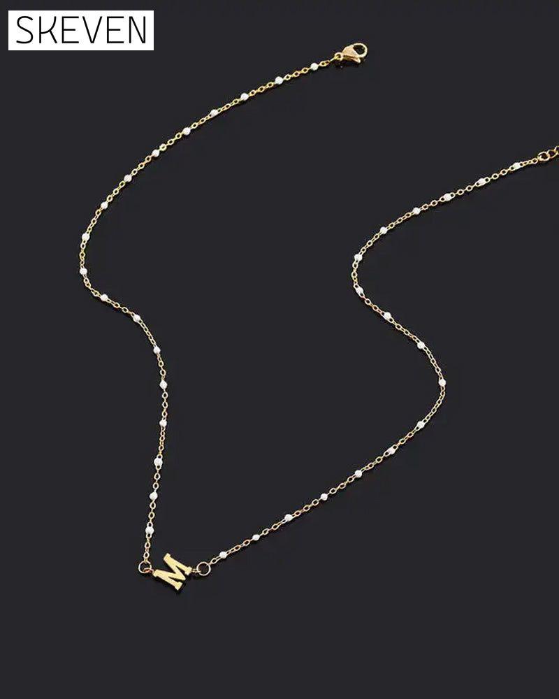 Exquisite and elegant 26-letter necklace jewelry