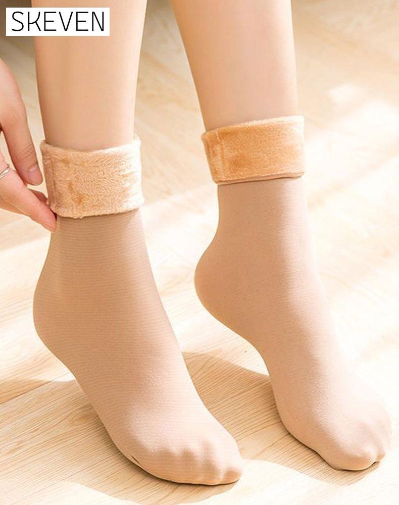 Winter soft plush floor socks