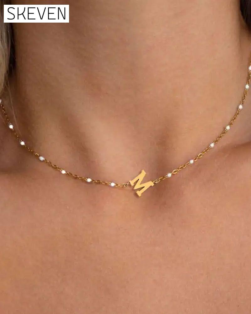 Exquisite and elegant 26-letter necklace jewelry