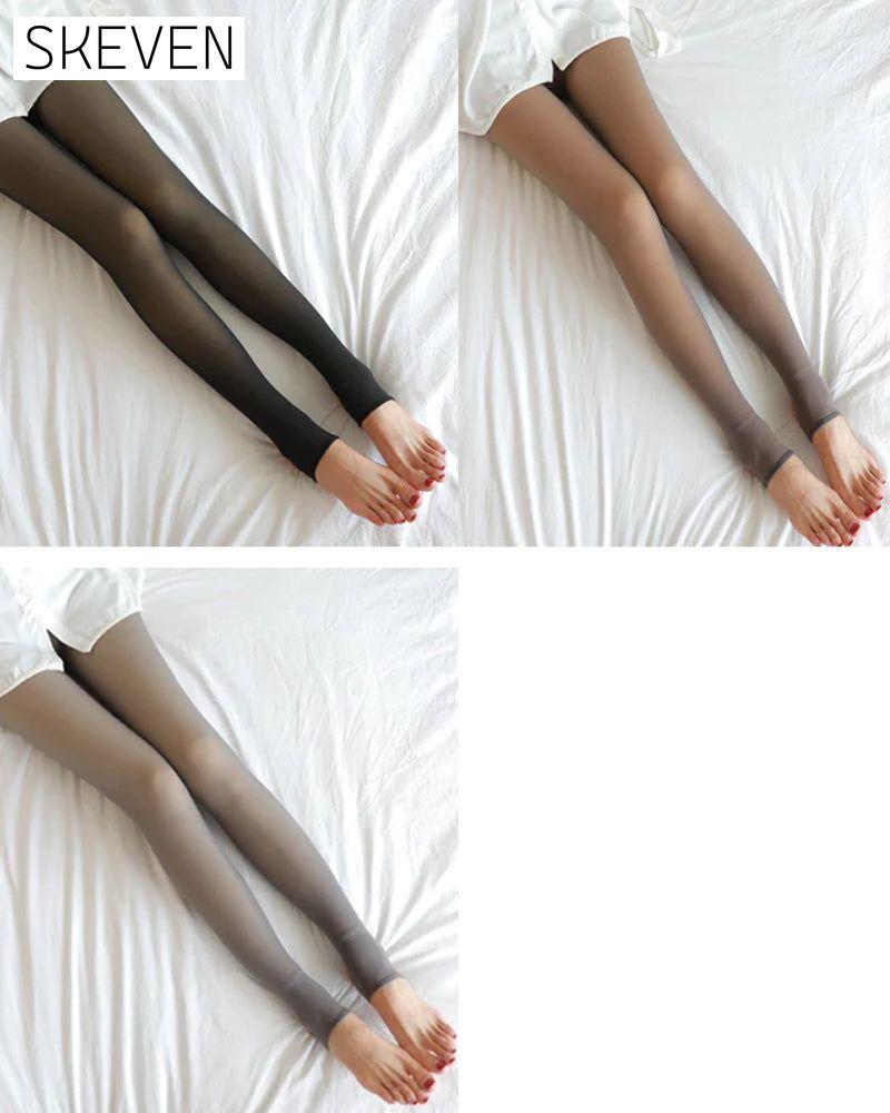 Warme Strumpfhosen-Leggings für den Winter 