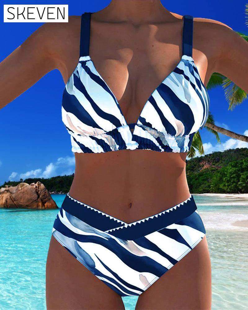Maillot de bain deux pièces sexy style soutien-gorge