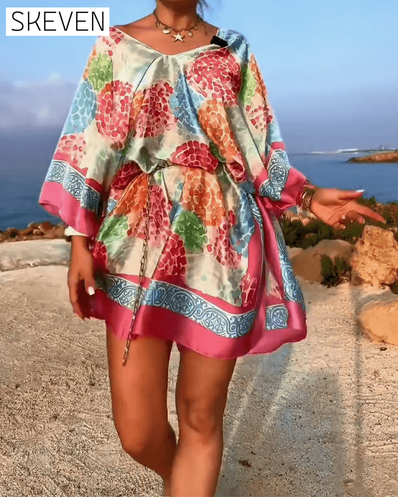 Resort Print Swimsuit Cover Up