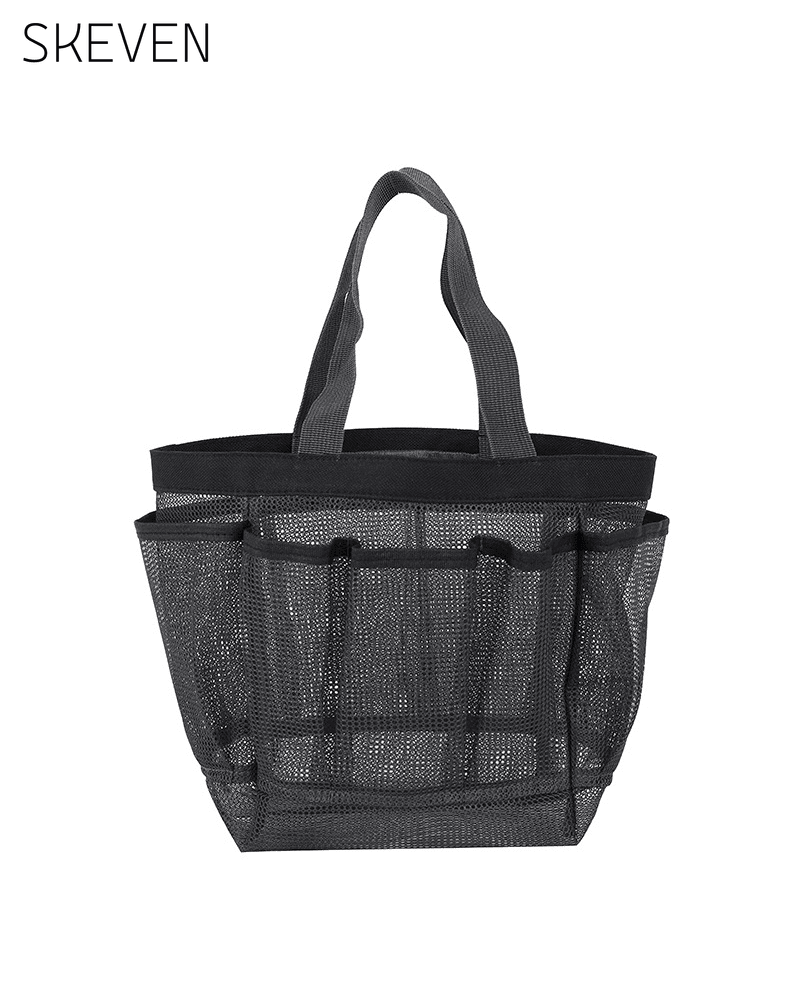 Large capacity mesh handbag