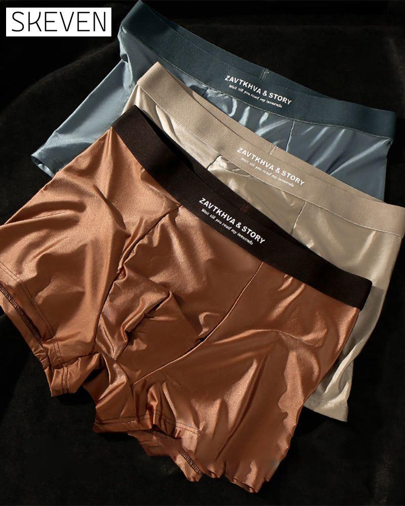 Luxury Ice Silk Men’S Boxer Briefs