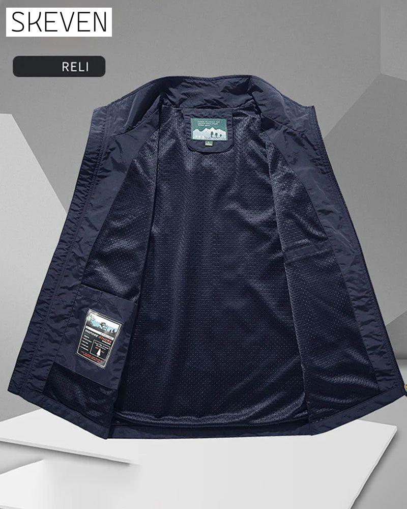 Zeitlich begrenztes Angebot – 50 % RABATT 🔥🧥 Ärmellose Herrenweste im Oversize-Schnitt mit Taschen