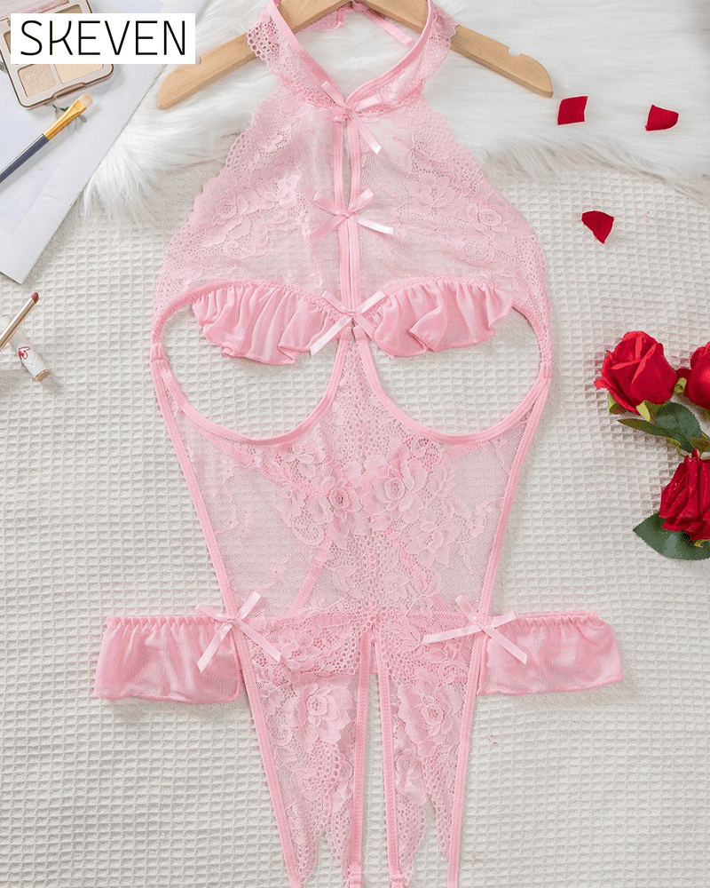 Lace Hollow Sexy One-Piece Underwear