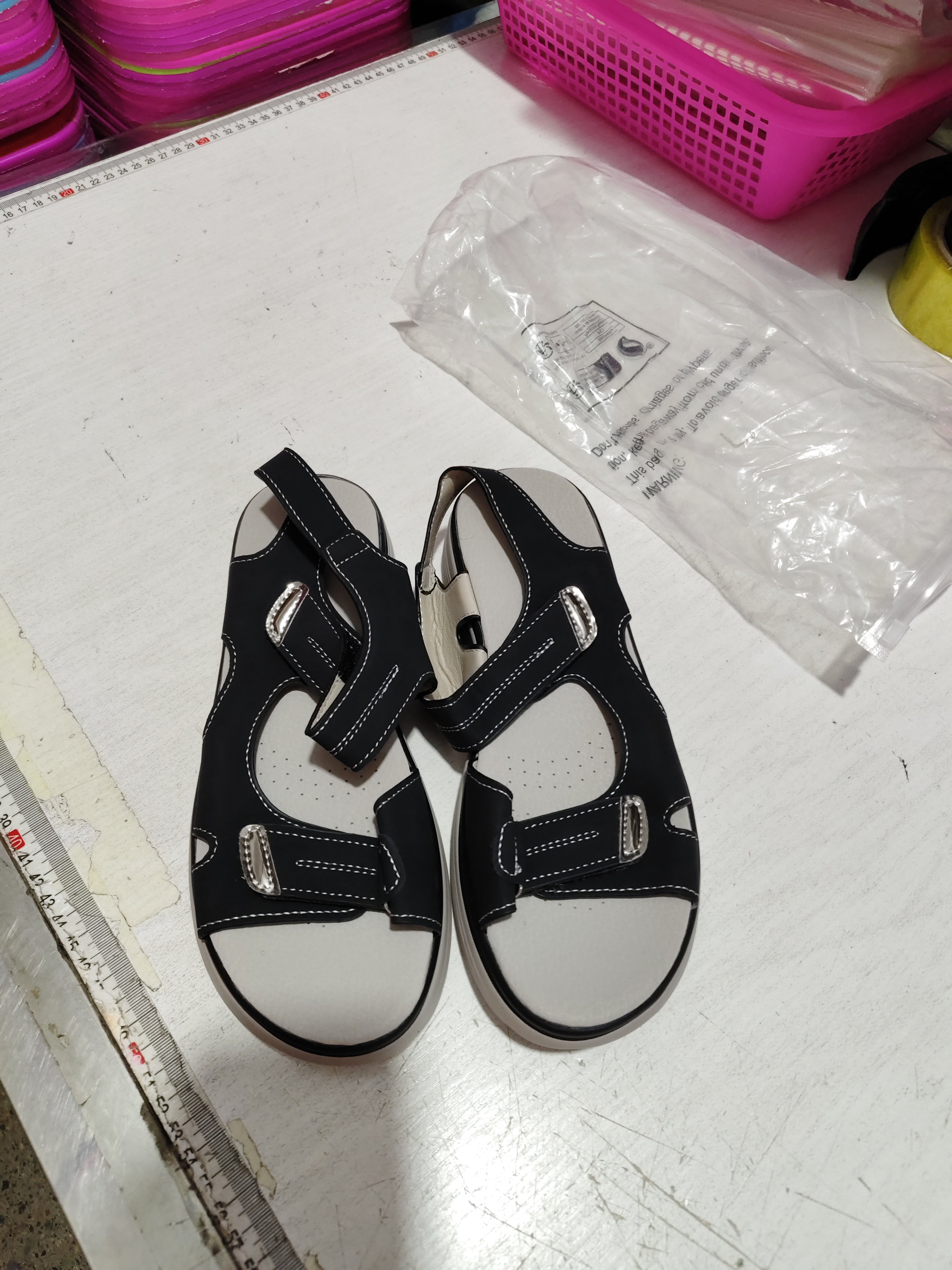 Casual Velcro-design Sandals Summer Comfortable Fish Mouth Sports Sandals Women Lightweight Beach Shoes