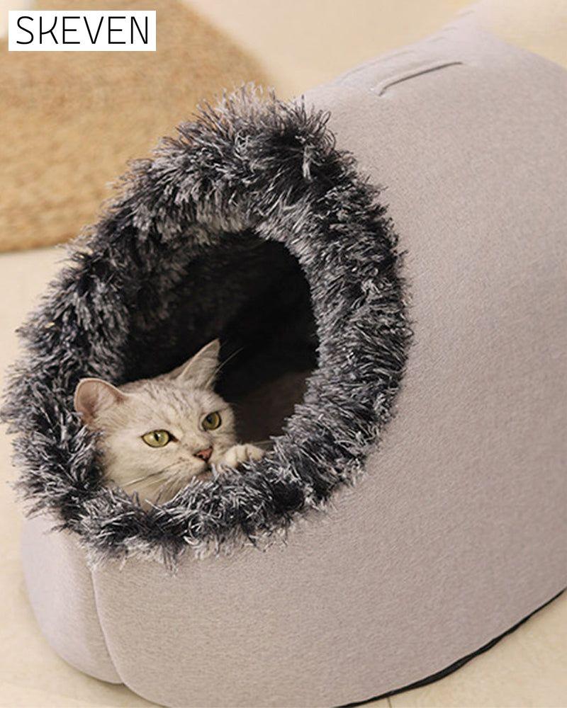 OFFWinter Warm Pet Cave Bed