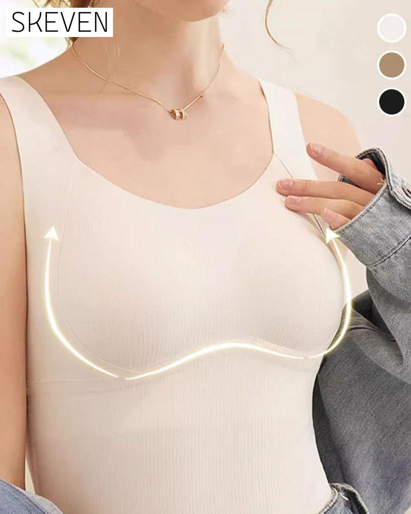 Women's Thermal Gilet with Built-In Bra