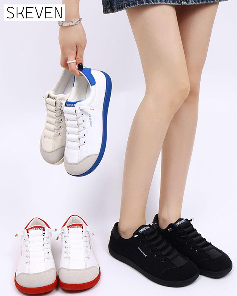 Damen-Sneaker mit breiter Zehenpartie