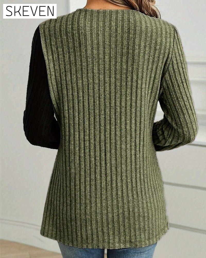 Lace Panel Slim Fit Blouse