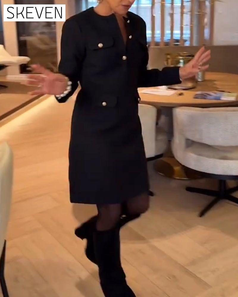 Elegant And Slim Chanel Style Dress