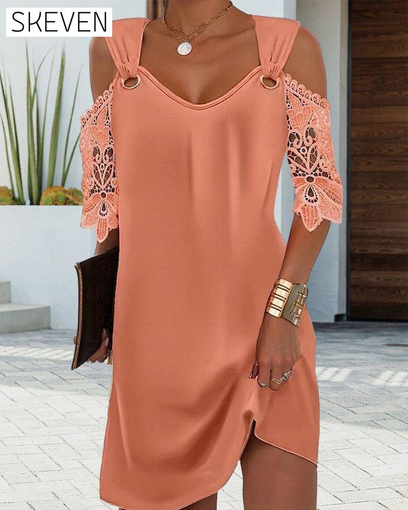 Elegantes Kleid mit Printmuster