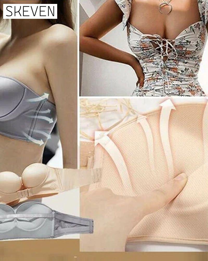 Soutien-gorge sans bretelles avec boucle sur le devant