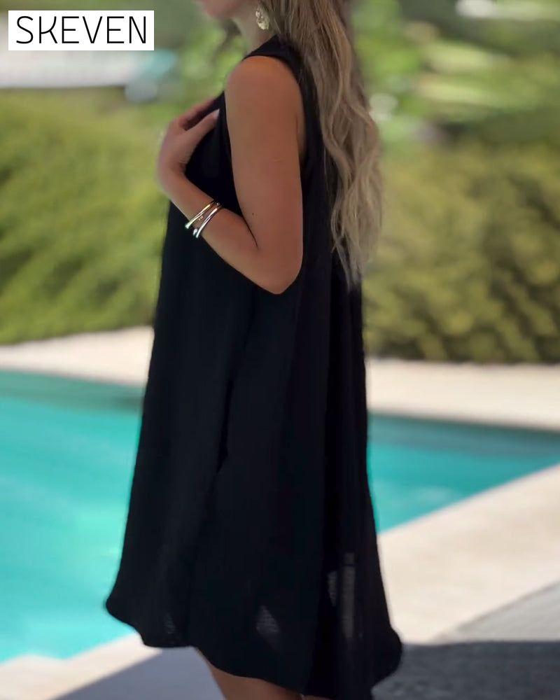 Sleeveless Casual Dress
