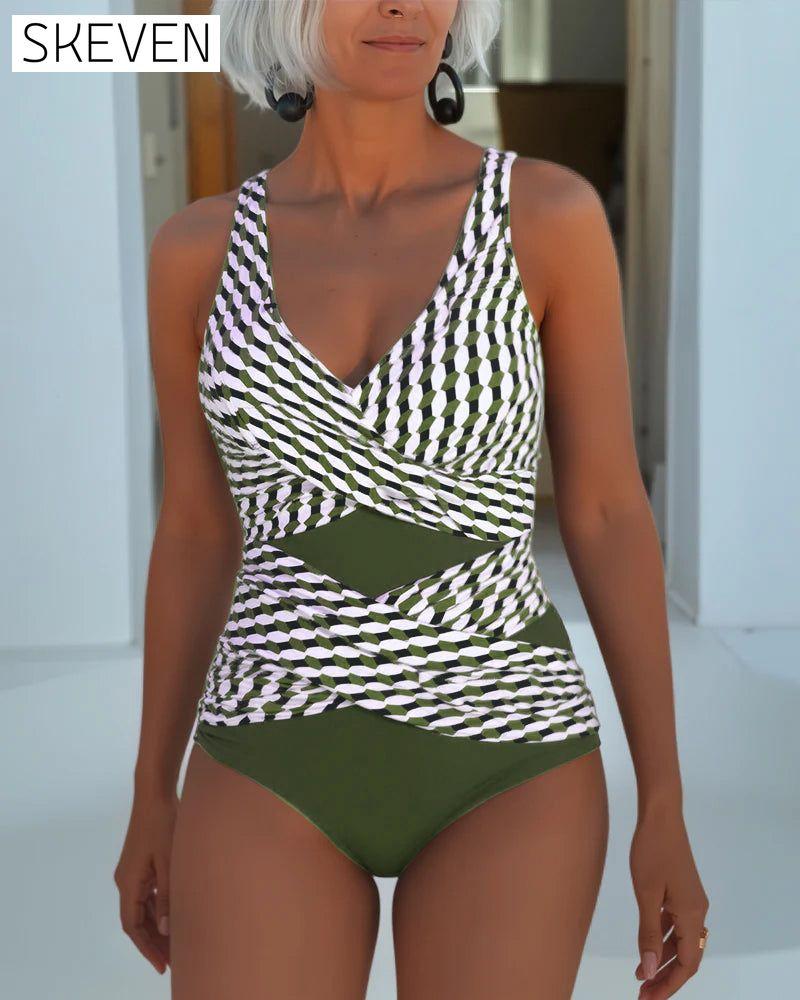 Cross-Over Resort Casual Swimsuit