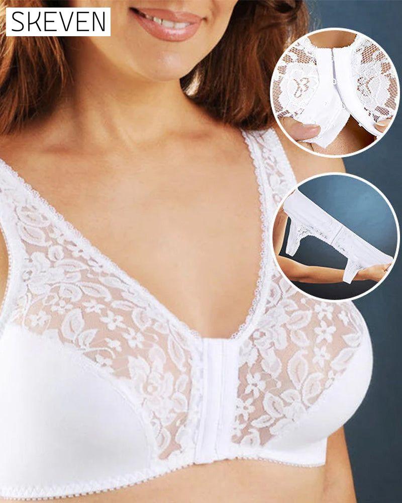 Front-Fastening Lace Bra