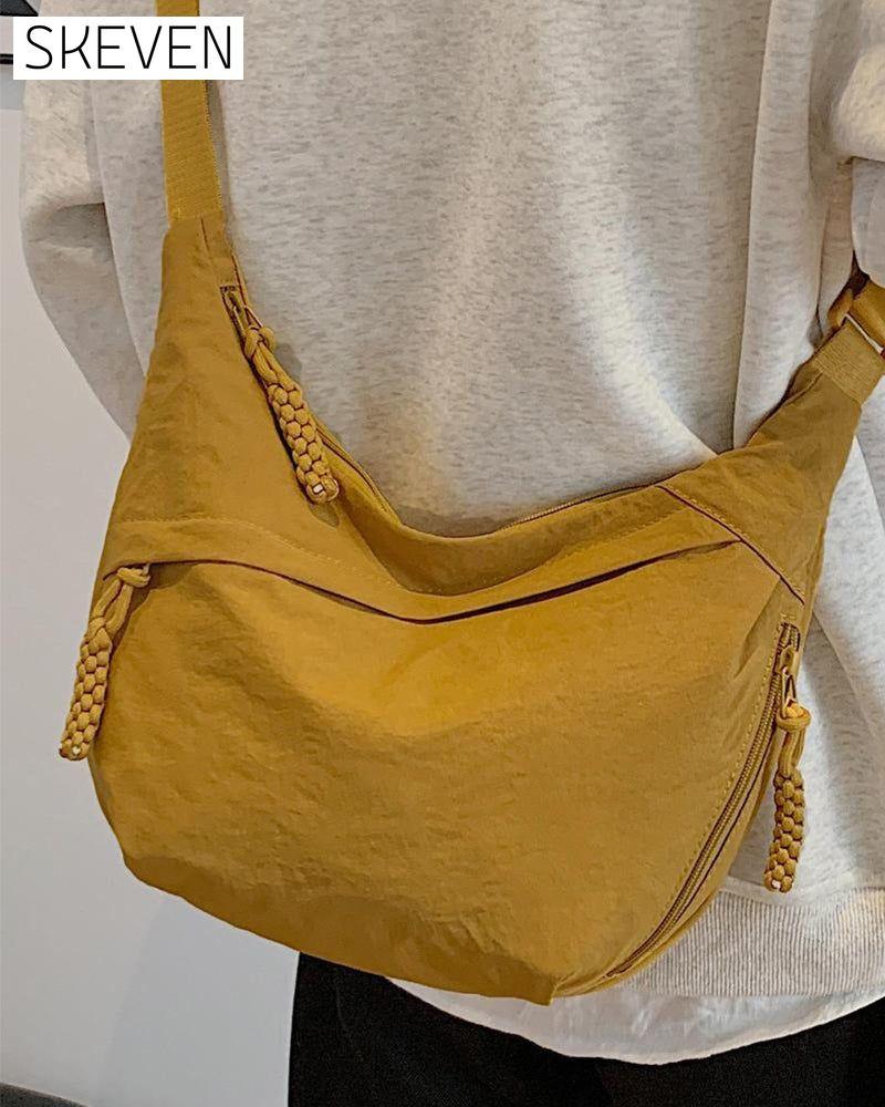 Nylon Dumpling Crossbody Bag