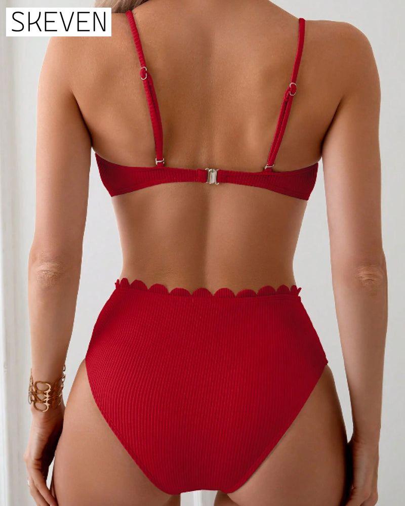 Bikini sexy à soutien-gorge triangle
