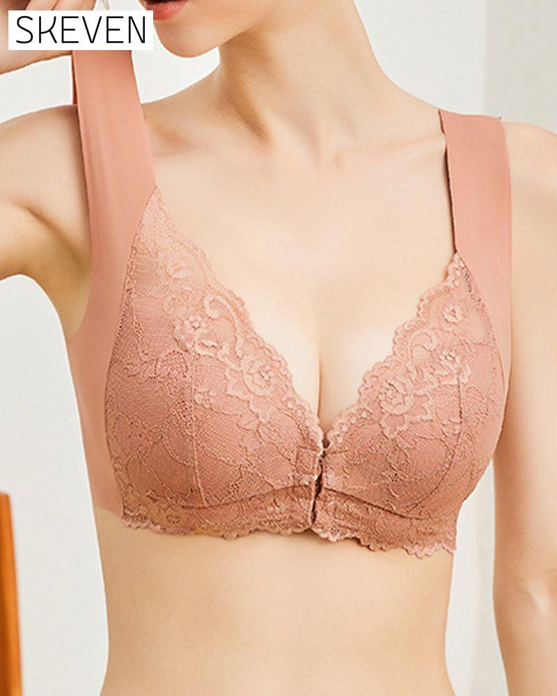 Nahtloser Push-Up-Spitzen-BH