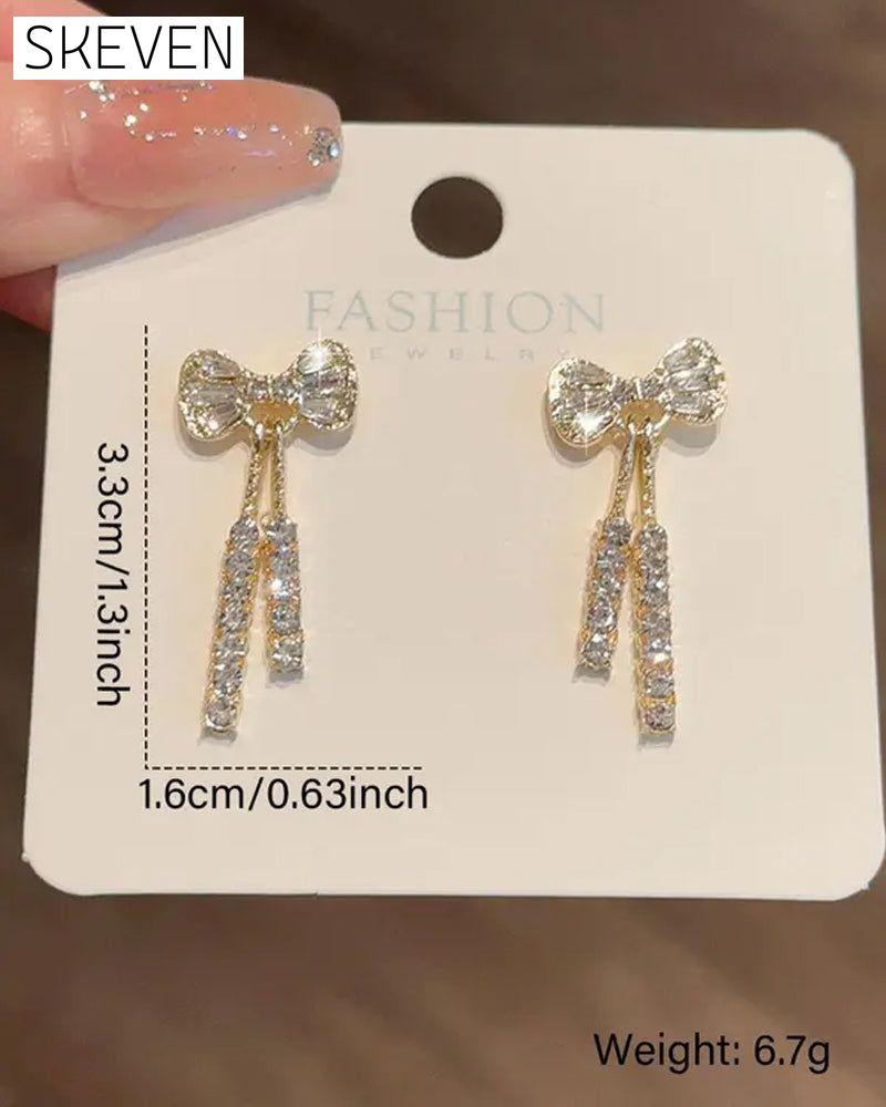 Sparkling Butterfly Earrings