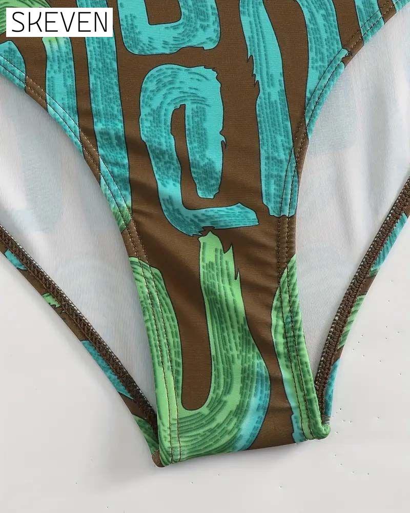 Sexy One-Piece Suspender Swimsuit