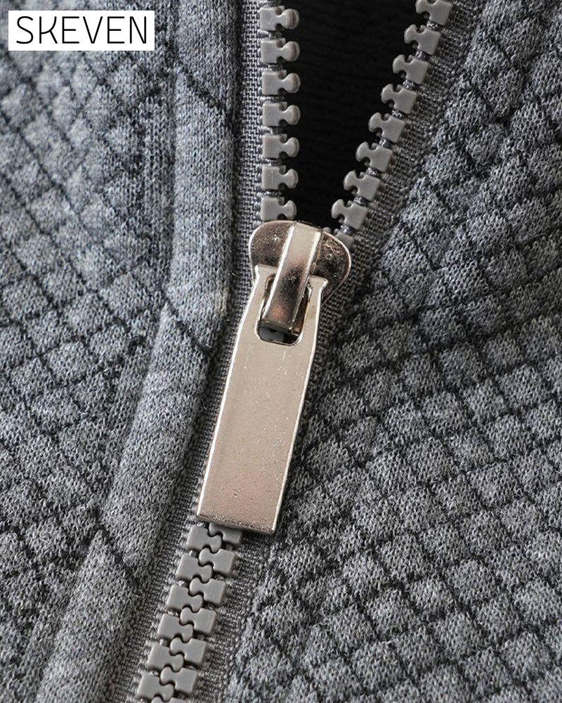 🔥Special Offers - Men's Casual Half-Zip Cable Knit Pullover