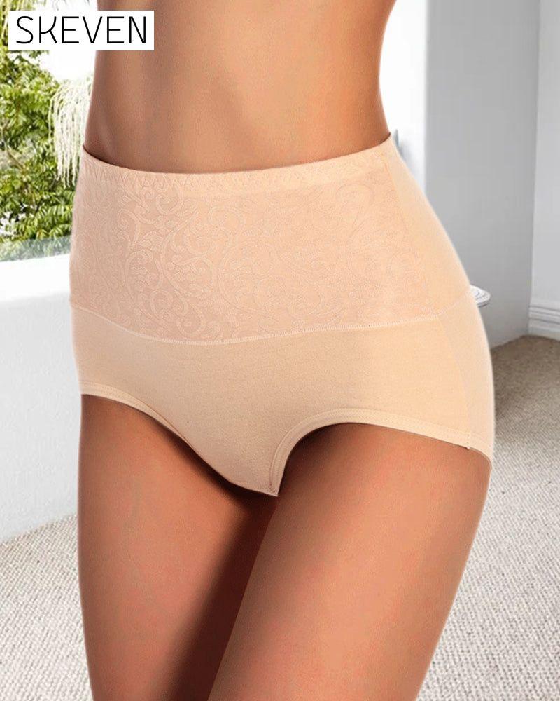 High waist pattern comfortable women's underwear