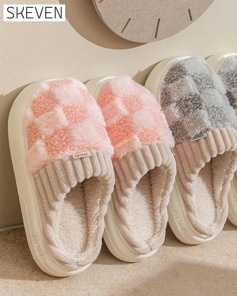 Indoor home non-slip warm slippers