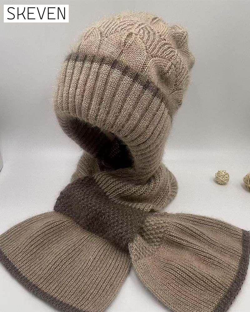 Winddichter Damenhut mit Ohrenschutz