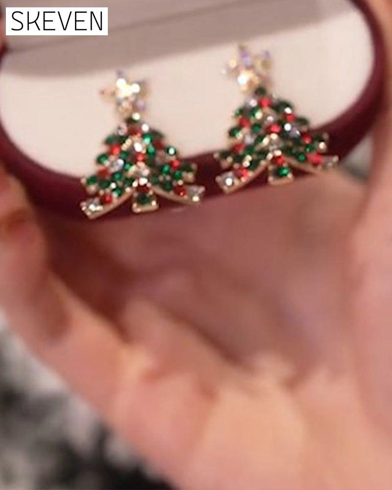 Christmas Tree Stud Earrings