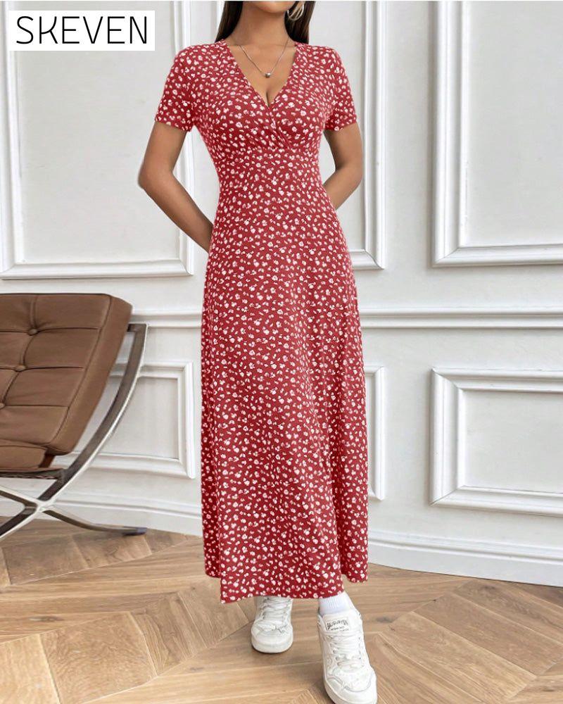 Sexy Elegant Printed Dress